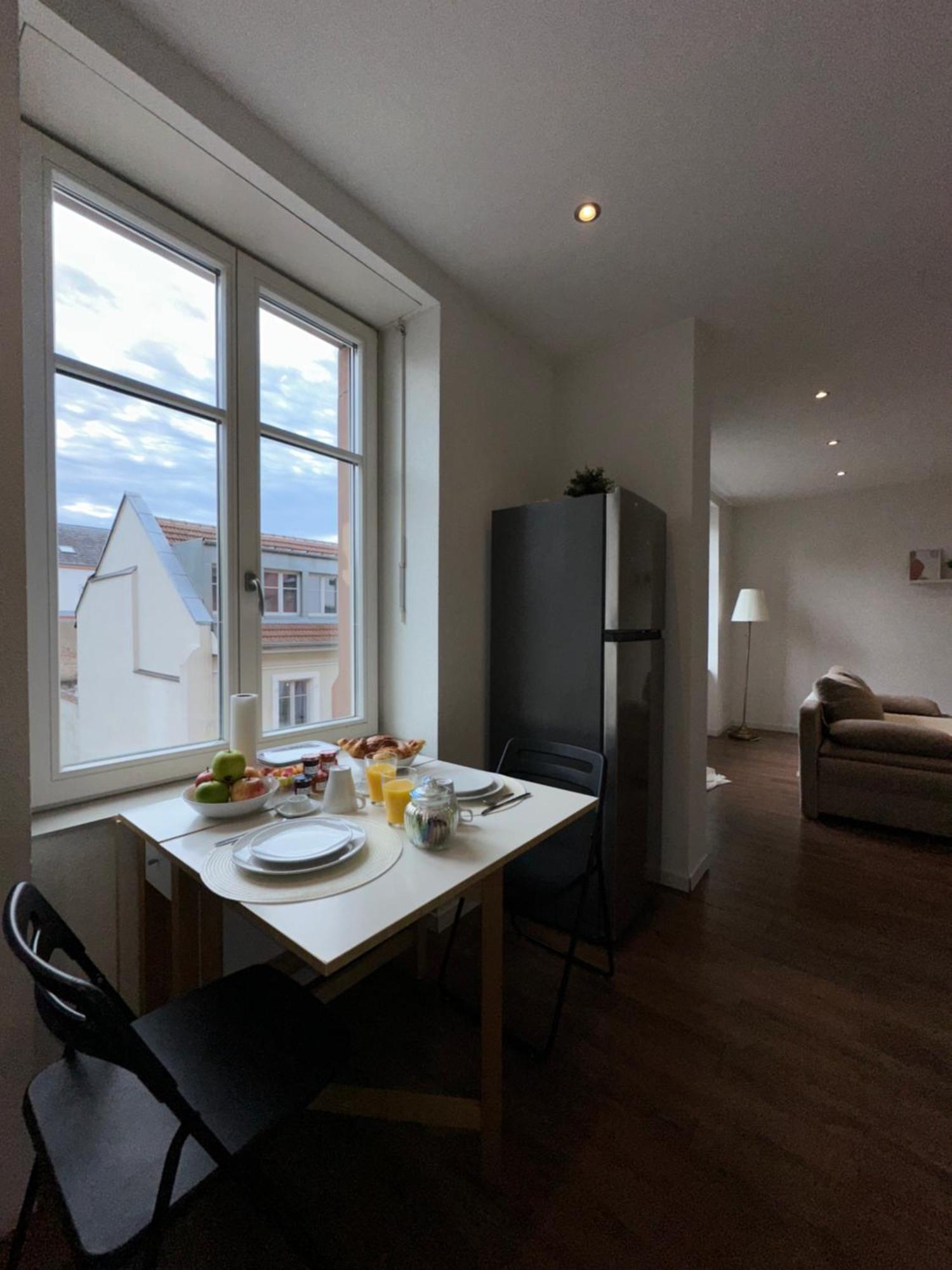 # Le 3 # Joli Appartement T3 Mulhouse Centre, Neuf, Calme Et Tout Equipe Exterior foto