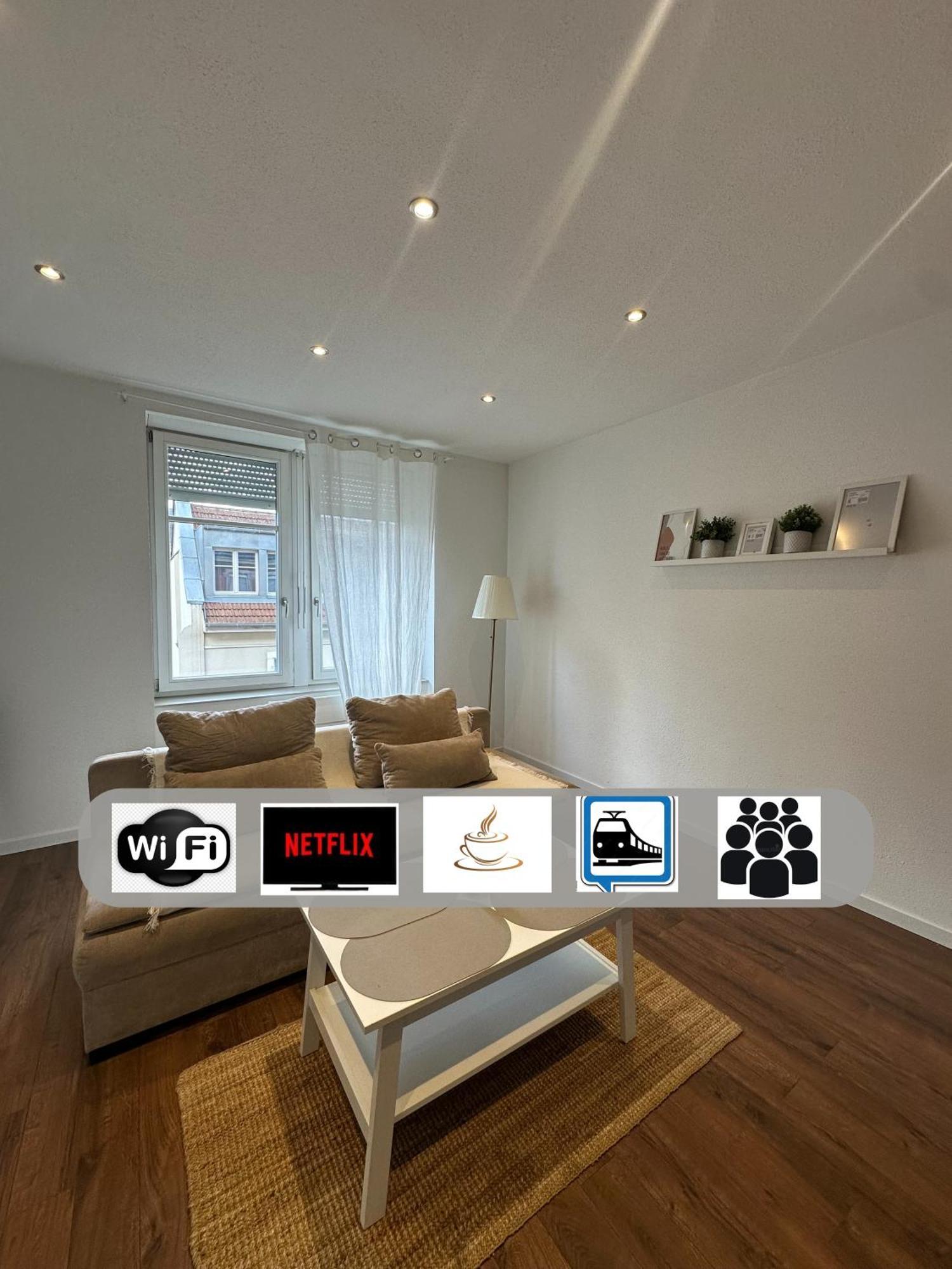 # Le 3 # Joli Appartement T3 Mulhouse Centre, Neuf, Calme Et Tout Equipe Exterior foto